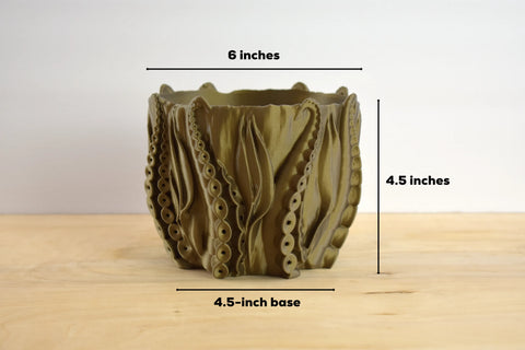 6" Octopus Tentacles Undersea Planter