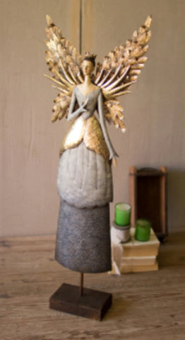 Painted Metal Angel