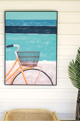 Oil Painting - Bicycle 28.5" X 40"T