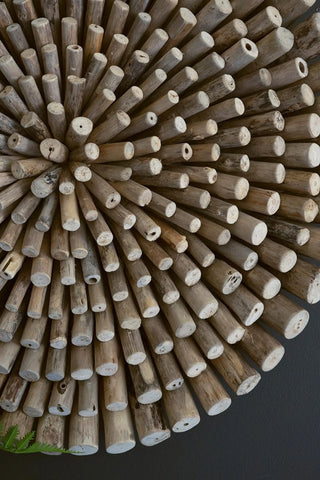 ROUND DRIFTWOOD WALL ART
