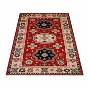 Rugsotic Carpets Hand Knotted Afghan Wool And Silk  Area Rug Oriental Kazak