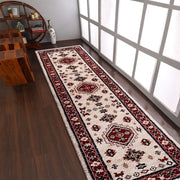 Rugsotic Carpets Hand Knotted Afghan Wool And Silk  Area Rug Oriental Kazak