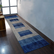 Rugsotic Carpets Hand Knotted Loom Wool Runner Area Rug Contemporary