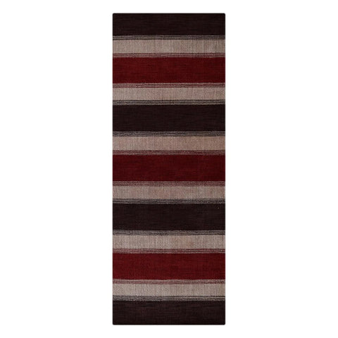 Rugsotic Carpets Hand Knotted Loom Wool Runner Area Rug Contemporary