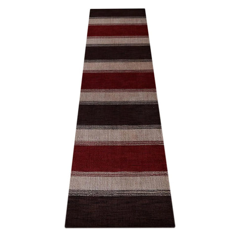 Rugsotic Carpets Hand Knotted Loom Wool Runner Area Rug Contemporary