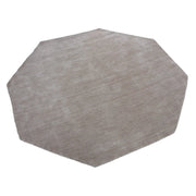 Rugsotic Carpets Hand Knotted Loom Wool Octagon Area Rug Solid