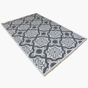 Rugsotic Carpets Hand Knotted Sumak Wool Area Rug Contemporary