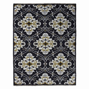 Rugsotic Carpets Hand Knotted Sumak Wool Area Rug Floral