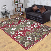 Rugsotic Carpets Hand Knotted Sumak Wool Area Rug Oriental