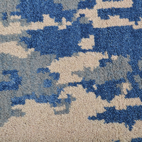 Rugsotic Carpets Hand Knotted Wool 2'6''x10' Runner Area Rug Abstract