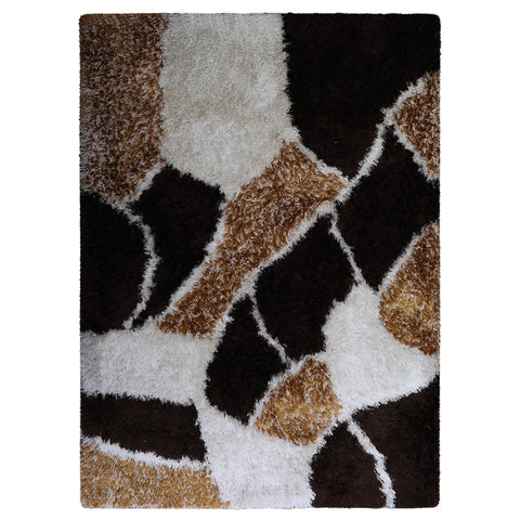 Rugsotic Carpets Hand Tufted Shag Polyester Area Rug Abstract