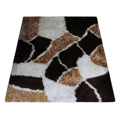 Rugsotic Carpets Hand Tufted Shag Polyester Area Rug Abstract