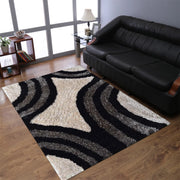Rugsotic Carpets Hand Tufted Shag Polyester Area Rug Contemporary