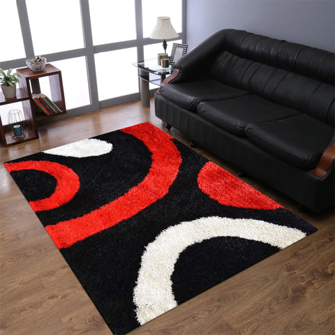 Rugsotic Carpets Hand Tufted Shag Polyester Area Rug Contemporary