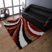 Rugsotic Carpets Hand Tufted Shag Polyester Area Rug Contemporary