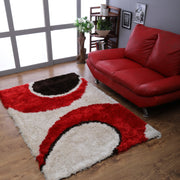 Rugsotic Carpets Hand Tufted Shag Polyester Area Rug Contemporary