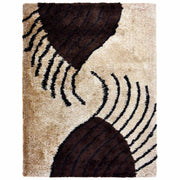 Rugsotic Carpets Hand Tufted Shag Polyester Area Rug Contemporary