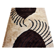 Rugsotic Carpets Hand Tufted Shag Polyester Area Rug Contemporary