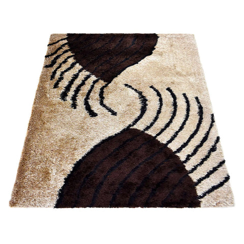 Rugsotic Carpets Hand Tufted Shag Polyester Area Rug Contemporary