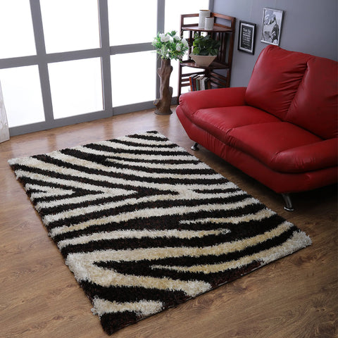 Rugsotic Carpets Hand Tufted Shag Polyester Area Rug Contemporary