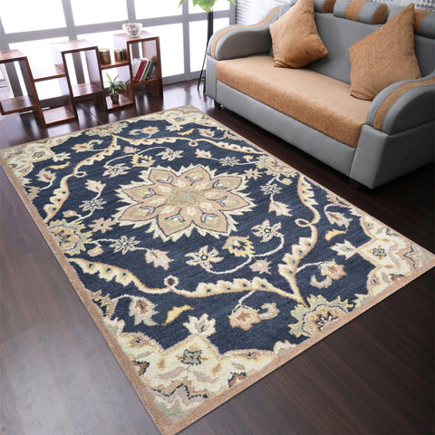 Rugsotic Carpets Hand Tufted Wool Area Rug Oriental