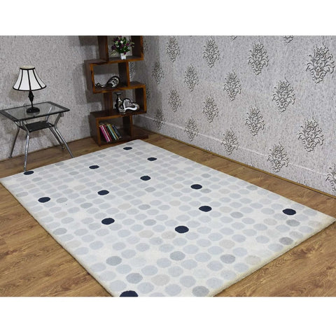 Rugsotic Carpets Hand Tufted Wool Area Rug Contemporary