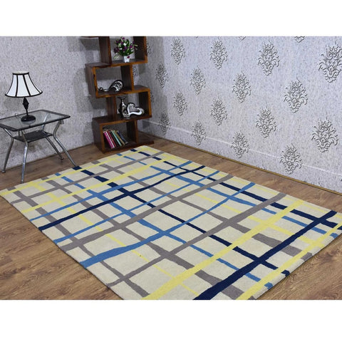 Rugsotic Carpets Hand Tufted Wool Area Rug Contemporary
