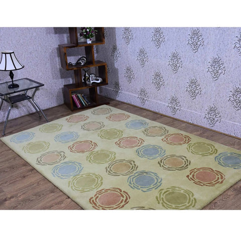 Rugsotic Carpets Hand Tufted Wool Area Rug Contemporary