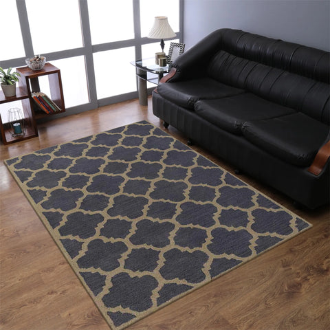 Rugsotic Carpets Hand Tufted Wool Area Rug Contemporary
