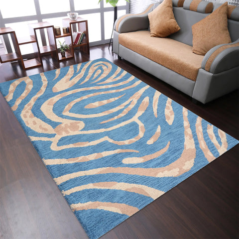 Rugsotic Carpets Hand Tufted Wool Area Rug Contemporary