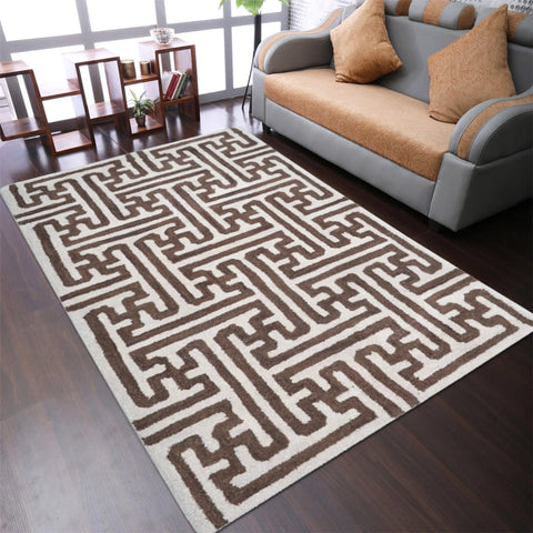Rugsotic Carpets Hand Tufted Wool Area Rug Contemporary