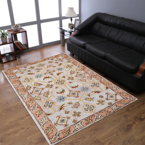 Rugsotic Carpets Hand Tufted Wool Area Rug Oriental