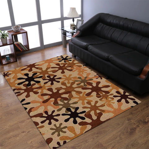 Rugsotic Carpets Hand Tufted Wool Area Rug Contemporary