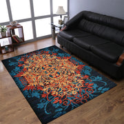 Rugsotic Carpets Machine Woven Heatset Polypropylene Area Rug Floral