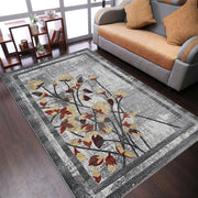 Rugsotic Carpets Machine Woven Heatset Polypropylene Area Rug Floral