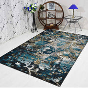 Rugsotic Carpets Machine Woven Heatset Polypropylene Area Rug Floral