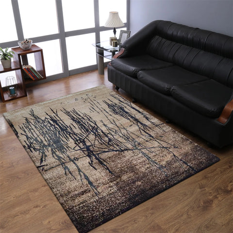 Rugsotic Carpets Machine Woven Heatset Polypropylene Area Rug Abstract