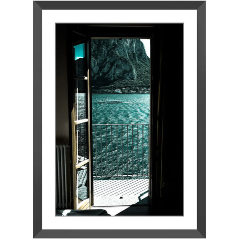 Terrazza del Lago - Framed Prints - Pack Of: 1 | Frame styles: Contemporary