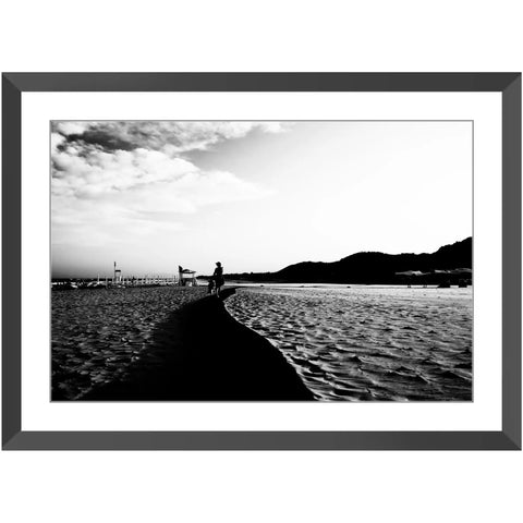 1 Walk the Line Framed Print 