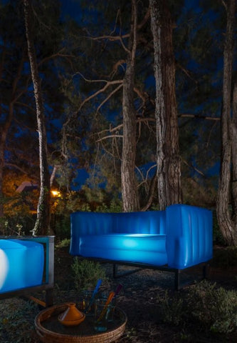 YOMI SOFA EKO WITH LIGHTING WOOD Frame