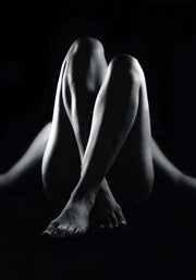 Erotica Leg Glass Wall Art