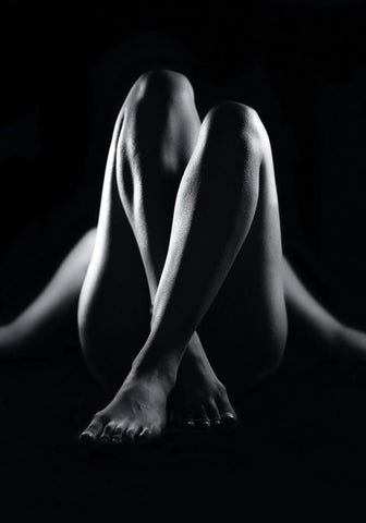 Erotica Leg Glass Wall Art