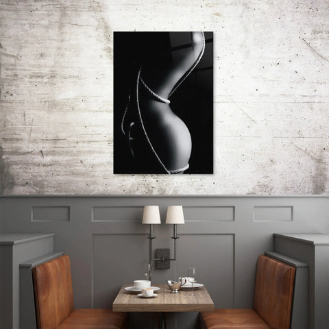 Erotica Rope Glass Wall Art