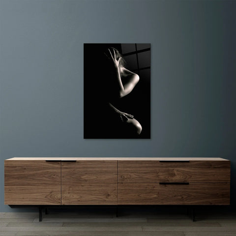 Erotica Touch Glass Wall Art