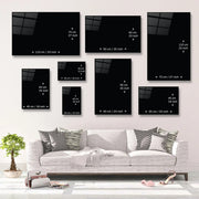 Erotica Touch Glass Wall Art