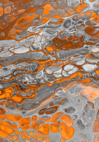 Fire Marble Glass Wall Art