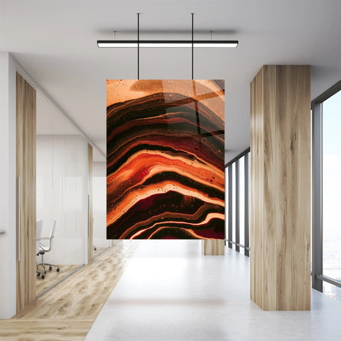 Marble Sand Glass Wall Art