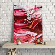 Pink Sand Marble Glass Wall Art