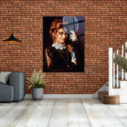 Victorian Tennis Glass Wall Art