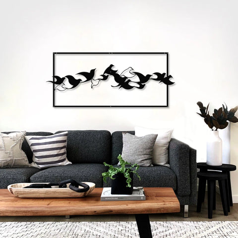 1 Birds Metal Wall Art